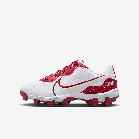 Red nike huarache baseball cleats sales